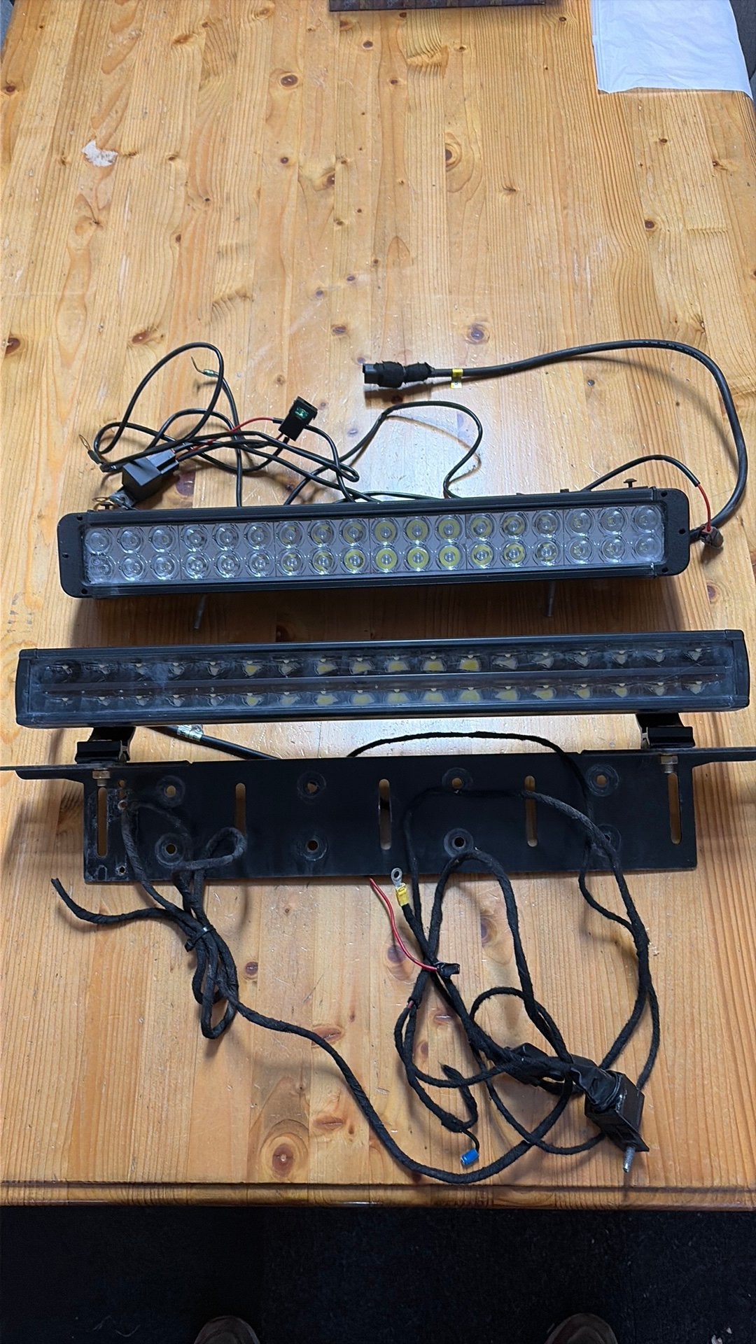 2x LED bar verstralers schijnwerpers 65,- per stuk, Ophalen, Gebruikt