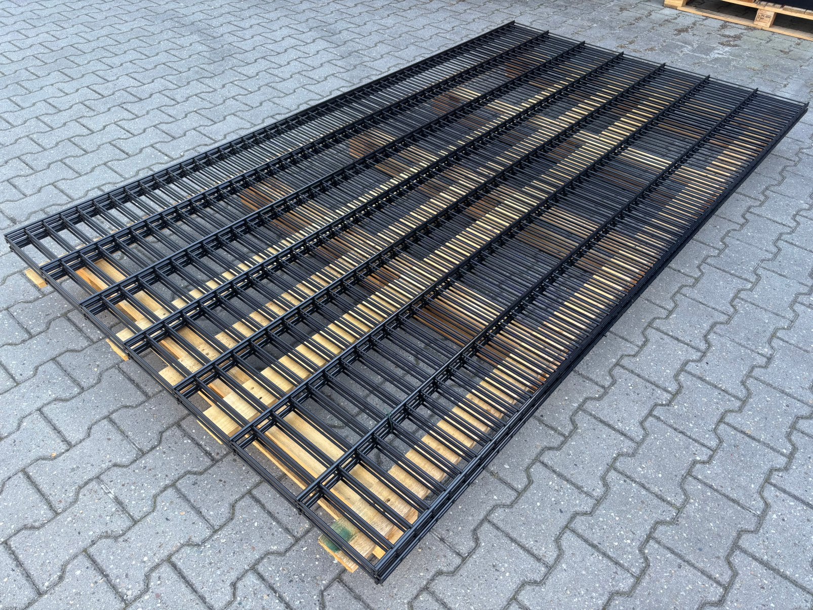10 meter dubbelstaafmat hekwerk, hoogte 140 centimeter!, Tuin en Terras, Ophalen, S, Nieuw, Dubbelstaafmat hekwerk