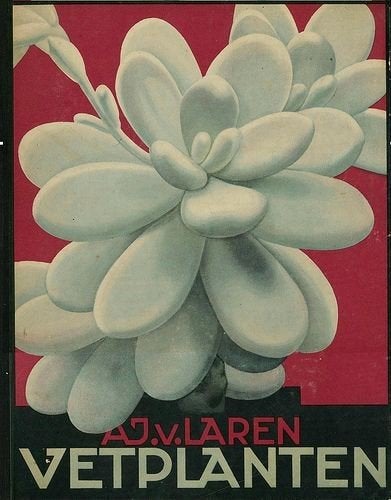 Verkade album vetplanten - AJ van Laren, Verzenden, Gelezen, Plaatjesalbum