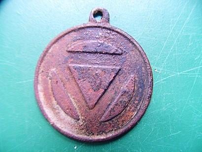 20eeuwse eeuwse bronze Penning, Ophalen of Verzenden, Overige materialen
