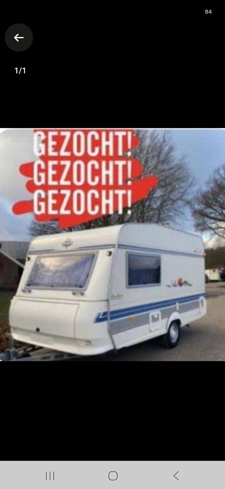 gezocht caravan caravan gezocht caravan te koop gevraagd, Caravans en Kamperen, Particulier