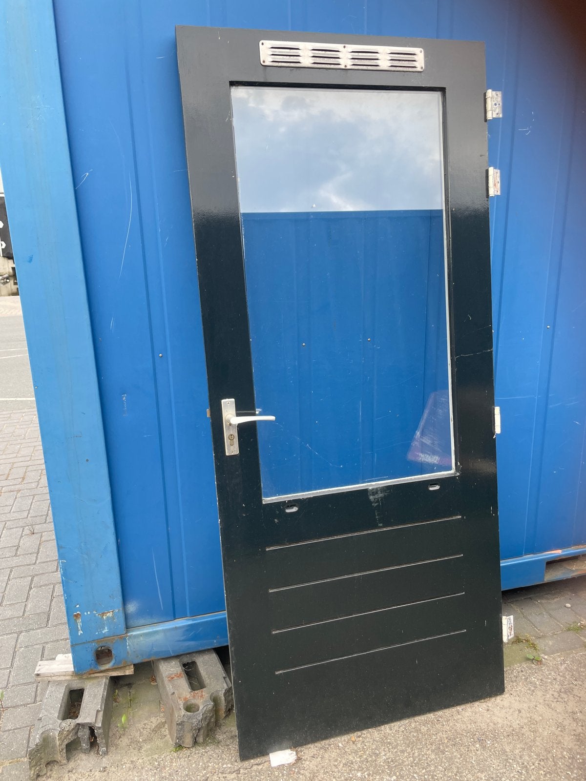 Hardhout tuin/achterdeur, Ophalen, Buitendeur, 200 tot 215 cm
