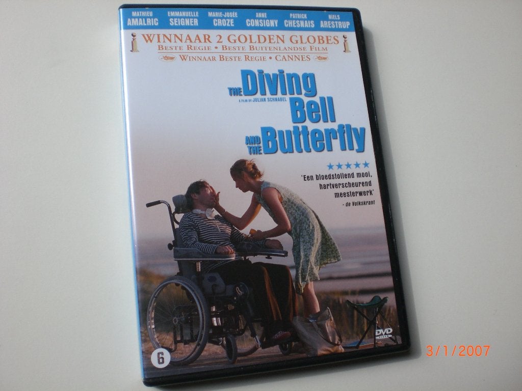 dvd The Diving Bell and the Butterfly Emmanuelle Seigner Mat, Bonusmateriaal, Drama, Nederlands, Frankrijk