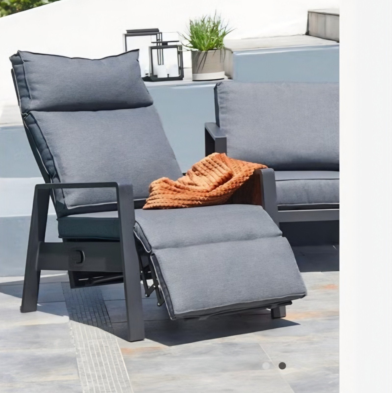 loungestoel  2x, Ophalen, Zo goed als nieuw