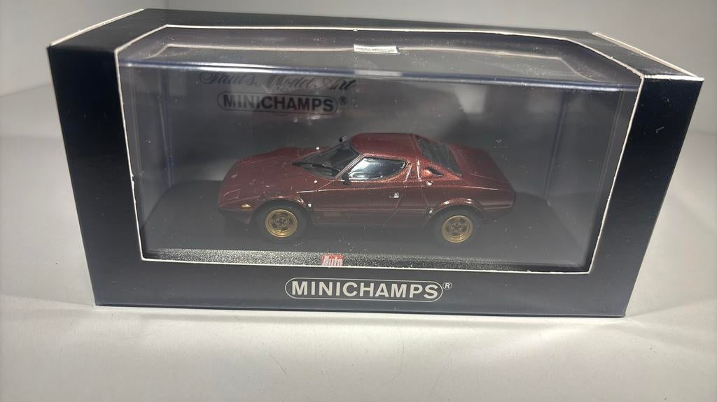 Lancia stratos stradale minichamps 1.43, Hobby en Vrije tijd, Modelauto's | 1:43, Auto, Ophalen of Verzenden, MiniChamps, A