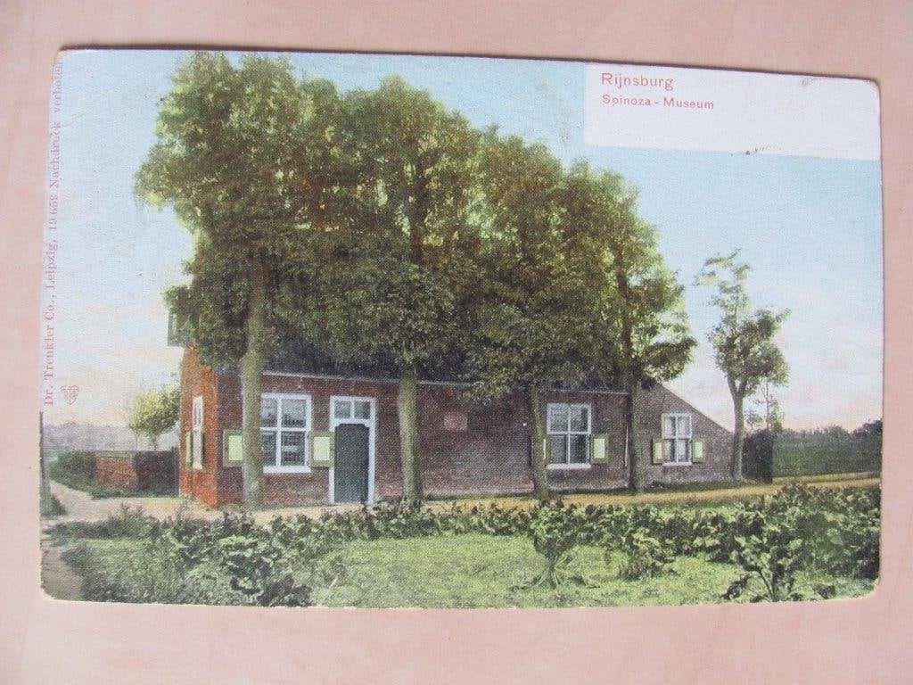 Drogeham 1906 Spinoza huis, Ophalen of Verzenden, Voor 1920, Gelopen, Zuid-Holland