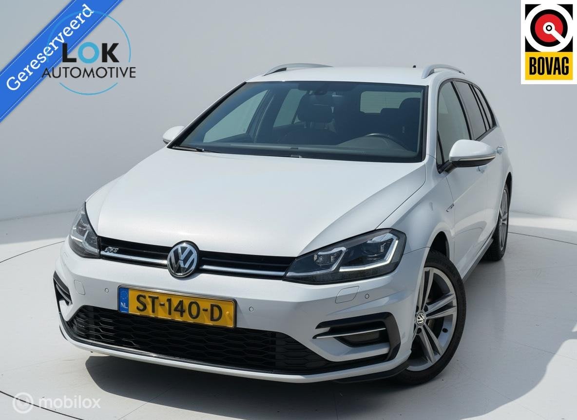Volkswagen Golf Variant 1.0 TSI Highline Business R LED|DSG|, Auto's, Gebruikt, Wit, Origineel Nederlands, 650 kg