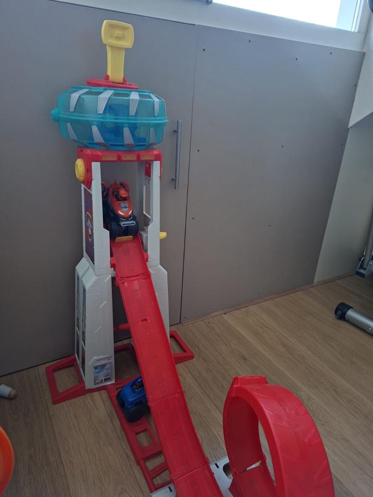 PAW Patrol Super Loop Uitkijktoren met licht en geluid, Ophalen of Verzenden, Gebruikt