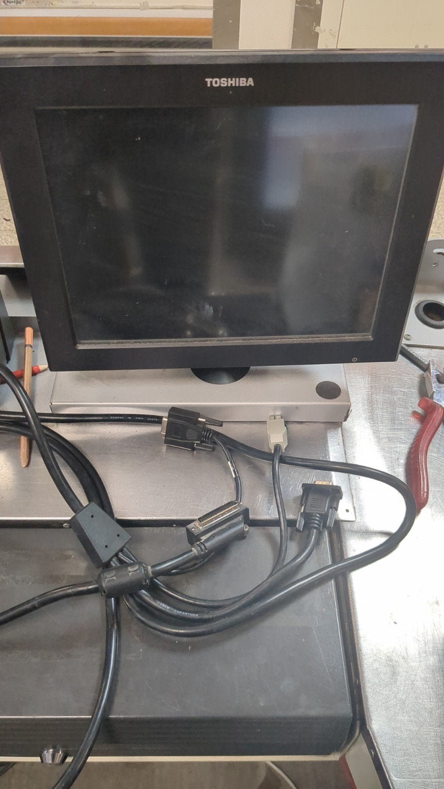 Toshiba TFT Monitor met Touchscreen - 15 inch, Computers en Software, Monitoren, Touchscreen, Ophalen of Verzenden, Gebruikt, Toshiba