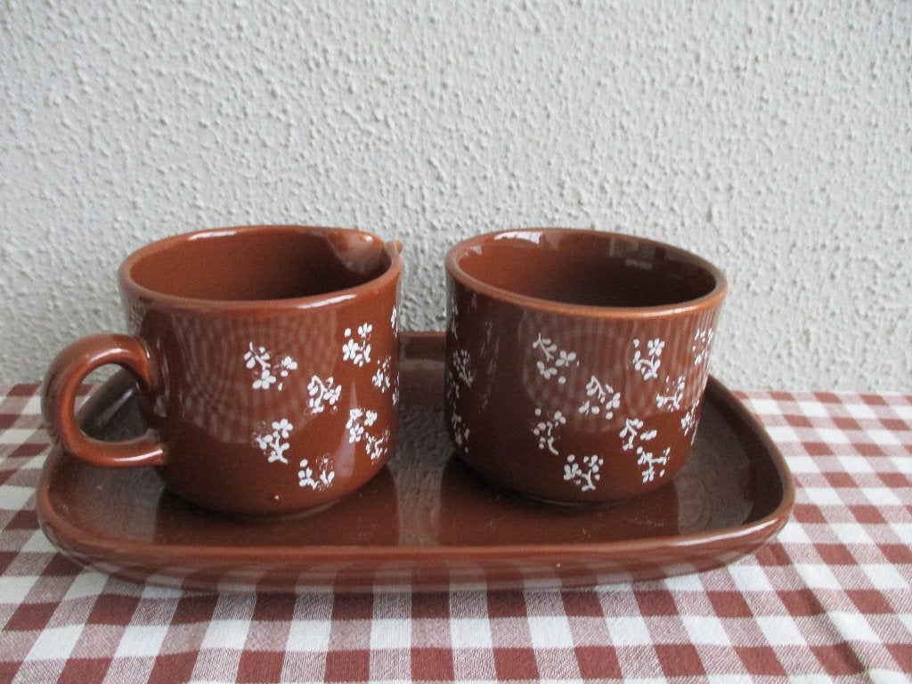 Vintage Suikerpot en Melkkannetjes Retro, Verzamelen, Ophalen of Verzenden, Huis en Inrichting