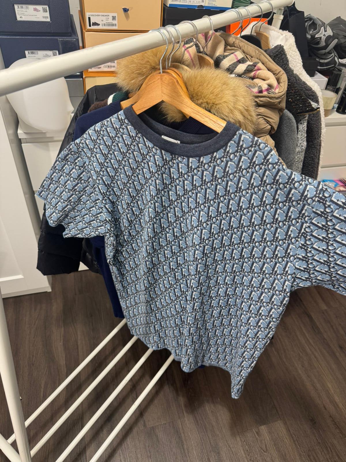 Dior T-shirt blauw, Ophalen of Verzenden, Nieuw, Blauw