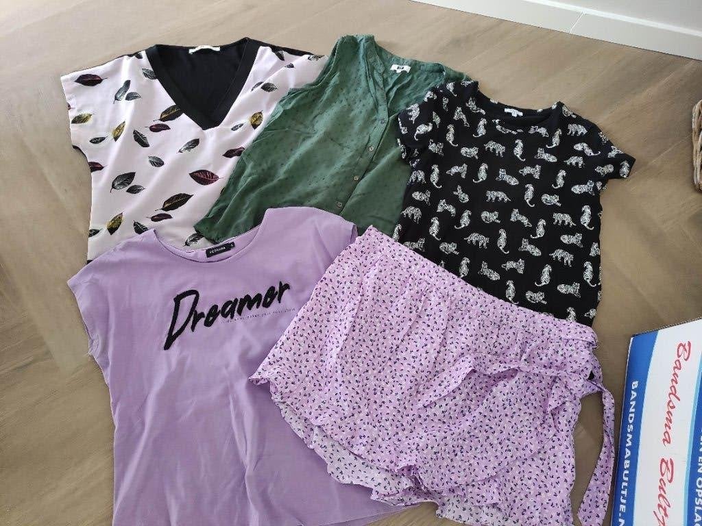 Gratis zomerkleding dames maat M L, Ophalen, Gedragen, Maat 38/40 (M)