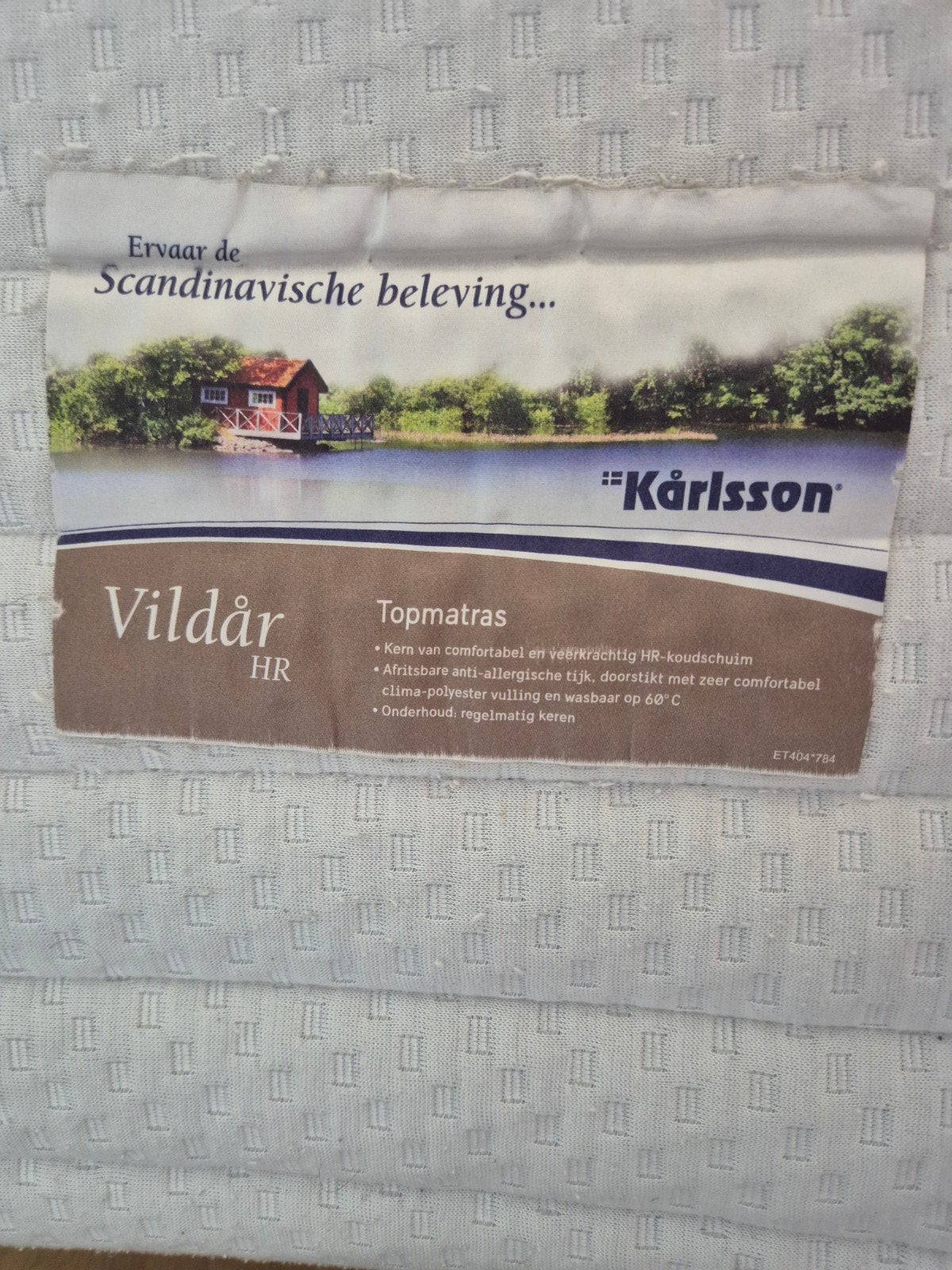 Topmatras 200 x 200 cm, Ophalen, Gebruikt, Tweepersoons, Overige maten
