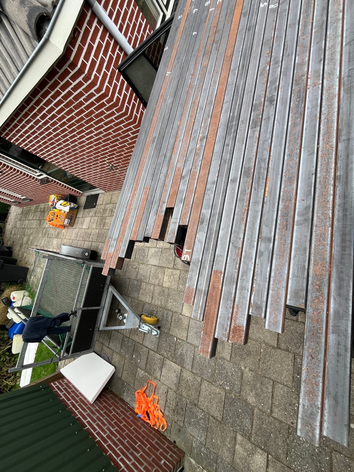 Kokers 30x30x2 staal stalen s235 ijzer metaal vierkant 30, Doe-het-zelf en Verbouw, Ophalen, Zo goed als nieuw