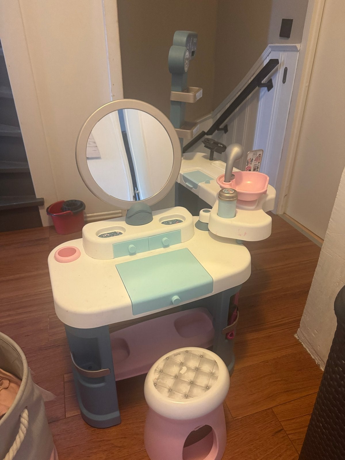 Smoby My Beauty Center Speelset met Krukje, Ophalen of Verzenden, Zo goed als nieuw, Meisje
