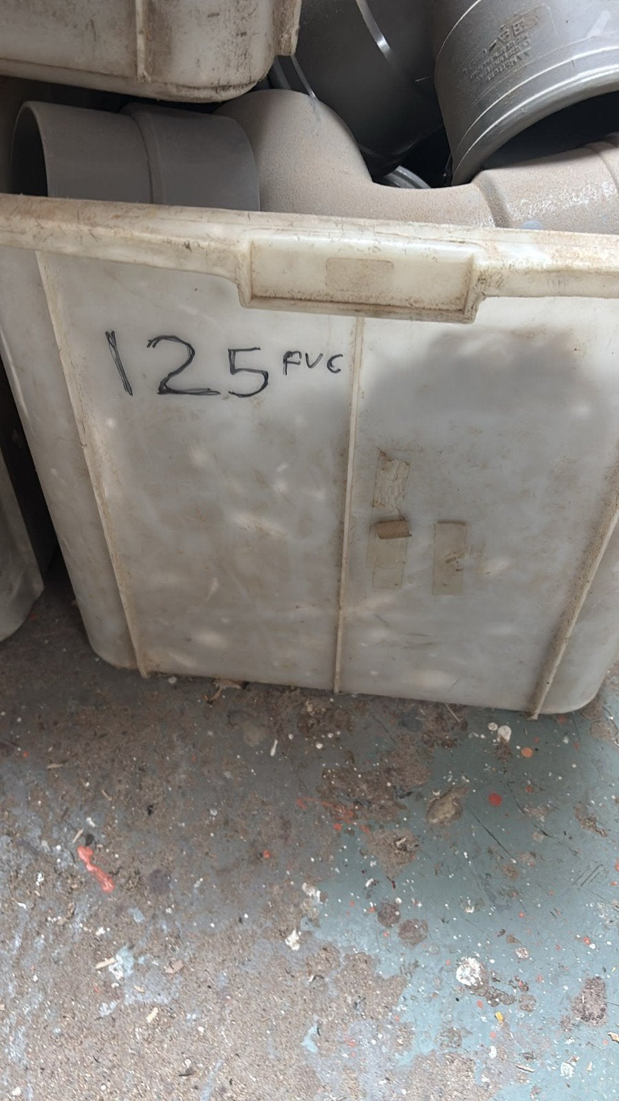 Diverse PVC afvoerbochten en buizen, Ophalen, Bochten, Gebruikt, Pvc