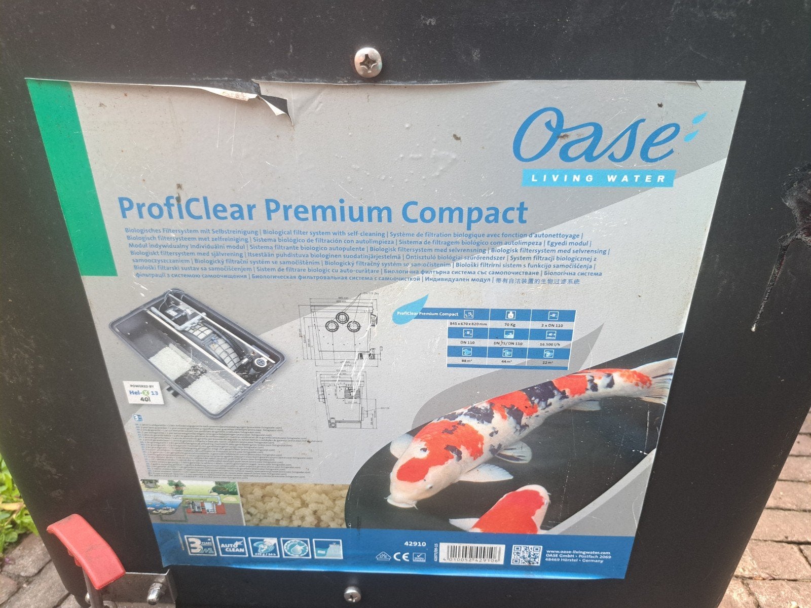 Oase ProfiClear Premium Compact Graviti trommelfilter, Ophalen, Gebruikt