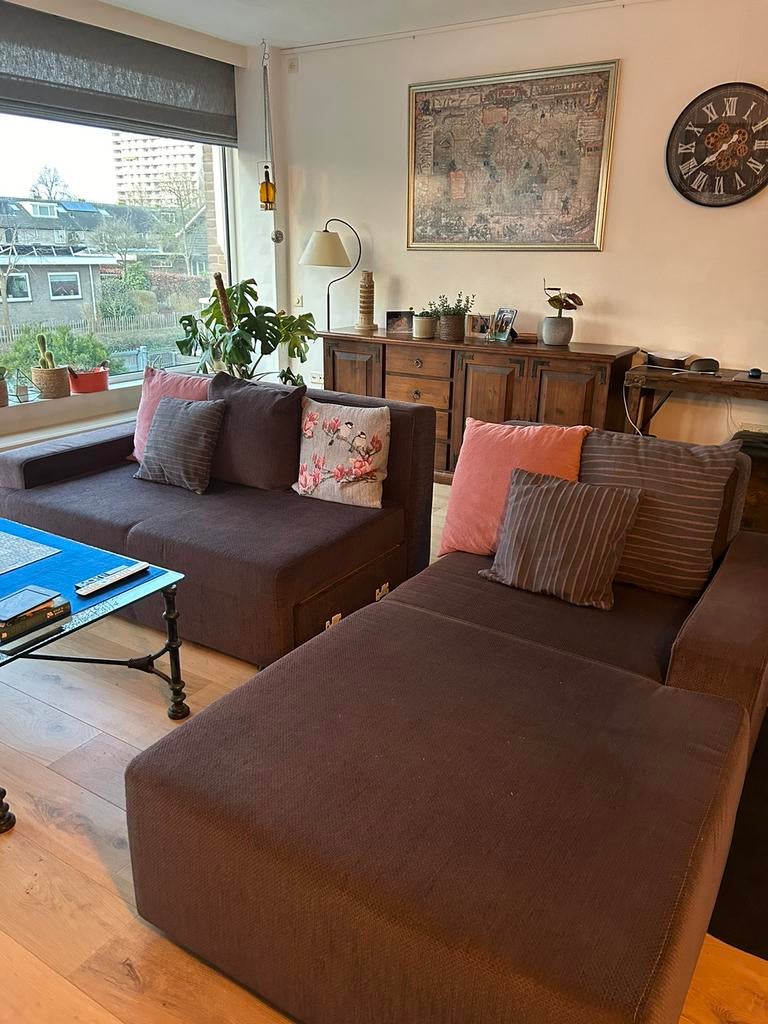 Bankstel - Sofa set - L-vormige bank, Huis en Inrichting, Ophalen, Zo goed als nieuw