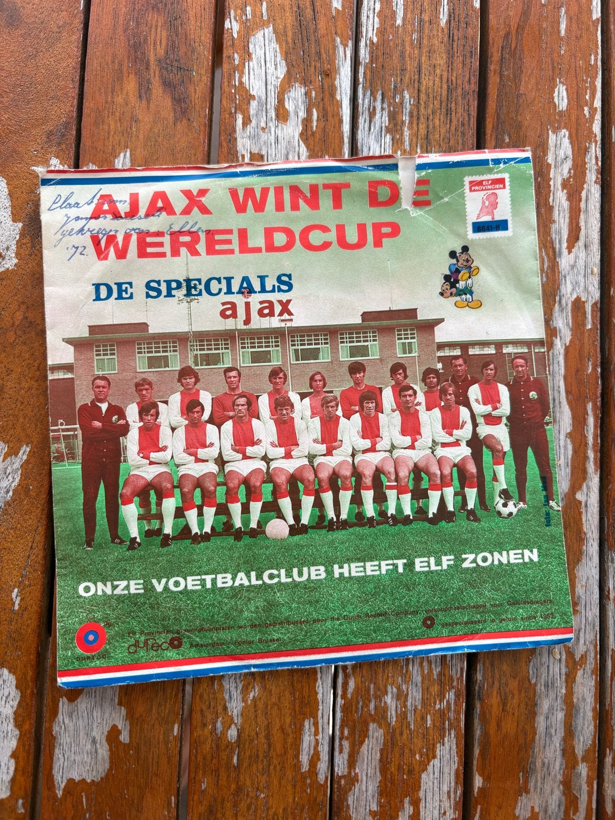 De Specials - Ajax Wint De Wereldcup (Vinyl Single), Gebruikt, 7 inch, Ophalen of Verzenden, EP