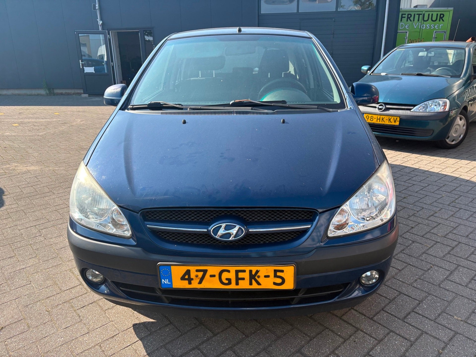 Hyundai Getz 1.4i Active Trekhaak nieuwe koppeling, Auto's, Voorwielaandrijving, 450 kg, 4 cilinders, Blauw