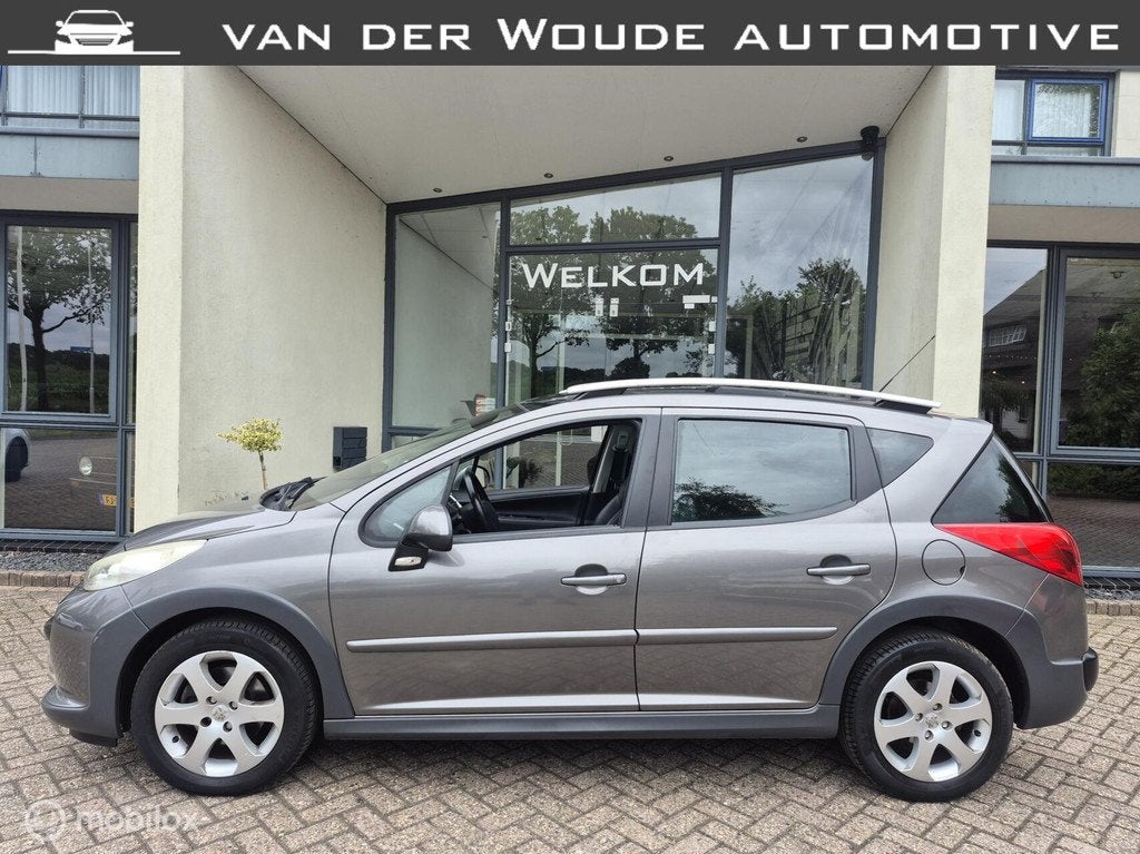 Peugeot 207 SW 1.6 VTi Outdoor '09|Clima|Cruise|Panodak!, 4 cilinders, Startonderbreker, Leder en Stof, 1110 kg