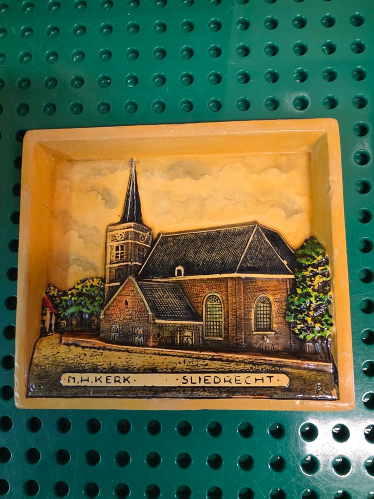 Sliedrecht kerk van Hobra., Antiek en Kunst, Ophalen of Verzenden
