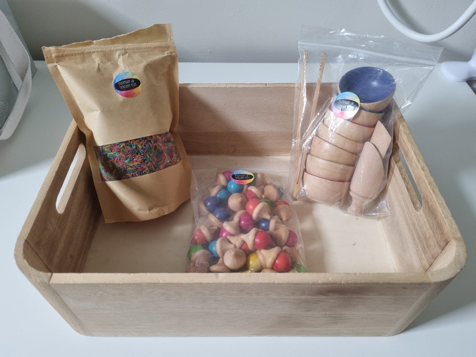 Sensory play voor kinderen, Kinderen en Baby's, Speelgoed | Educatief en Creatief, Ophalen, Gebruikt