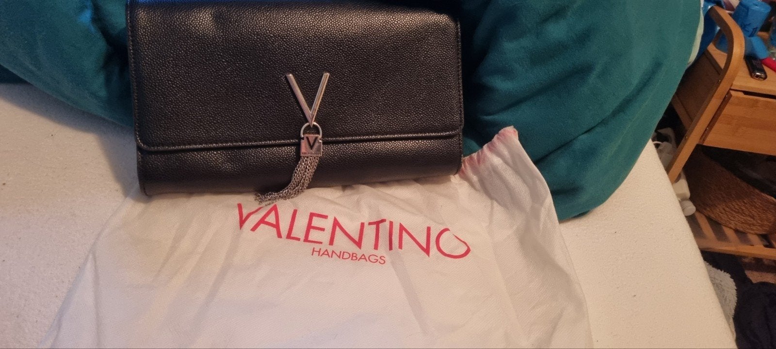 Valentino handbag, Ophalen, Zo goed als nieuw, Zwart, Schoudertasje