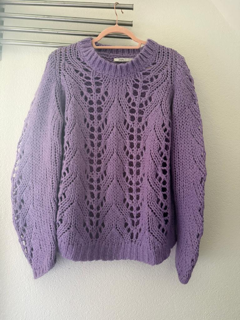 Lila trui Steps, Kleding | Dames, Truien en Vesten, Ophalen of Verzenden, Zo goed als nieuw, Maat 46/48 (XL) of groter, Paars