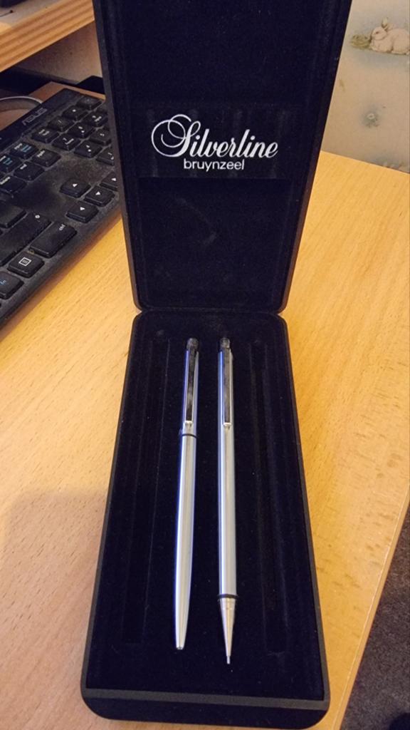 Bruynzeel Silverline pennen set, Diversen, Schrijfwaren, Ophalen of Verzenden
