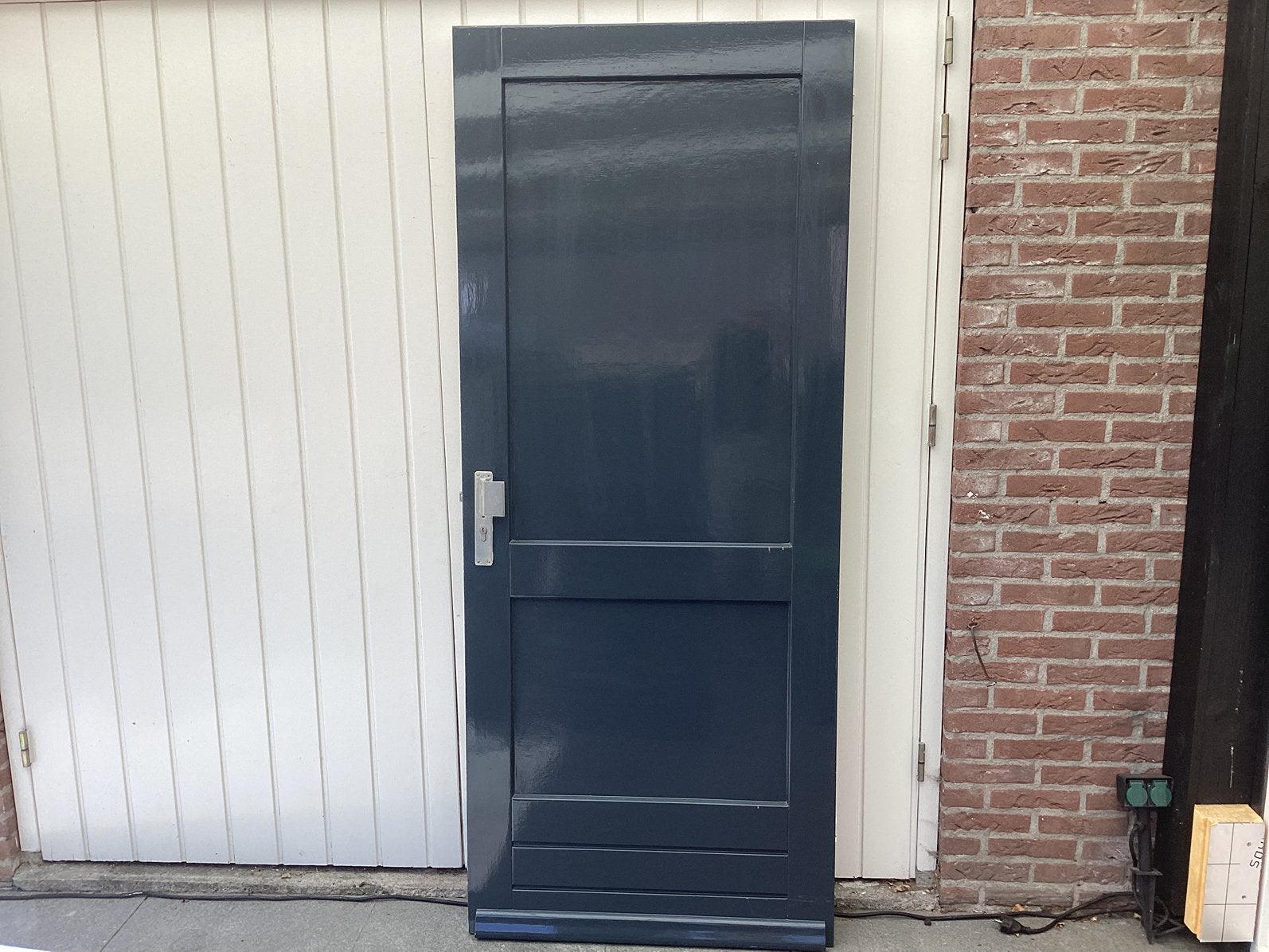 Voordeur Linksdraaiend Merbau 211,5x88x4 cm Compleet Hout, Ophalen of Verzenden, 200 tot 215 cm, Hout, Buitendeur