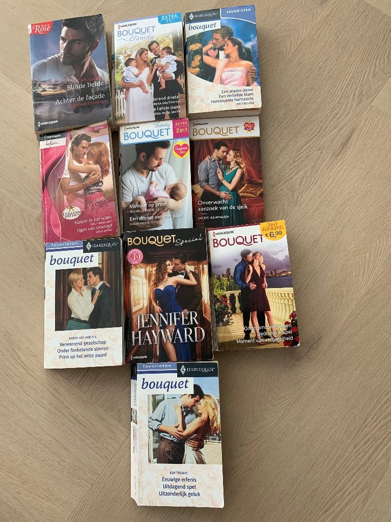 10x Bouquet reeksen, Boeken, Ophalen, Gelezen, Nederland