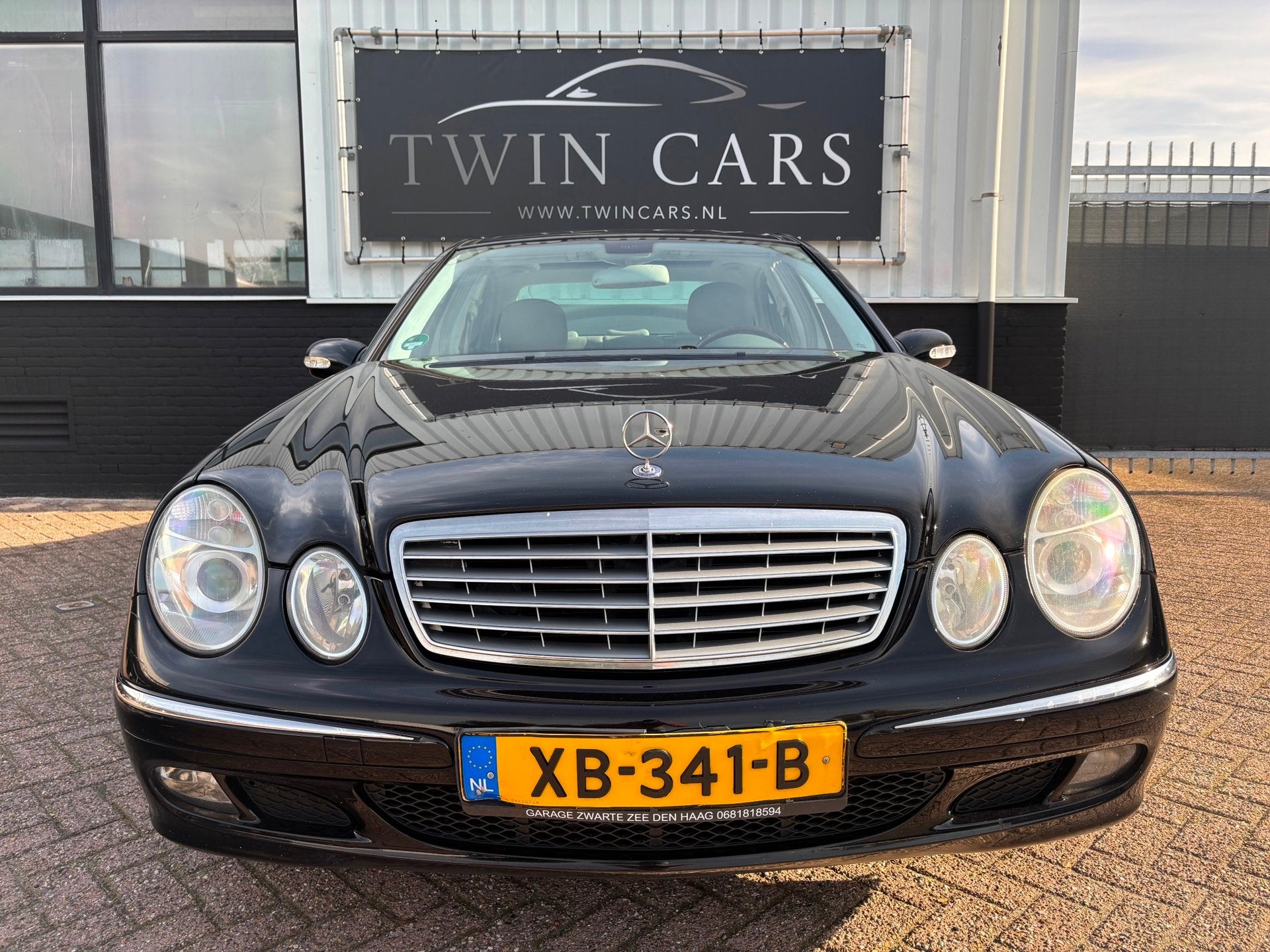 Mercedes-Benz E-klasse 220 CDI Avantgarde Select Leer Navi A, Auto's, Automaat, Gebruikt, Leder en Stof, Zwart