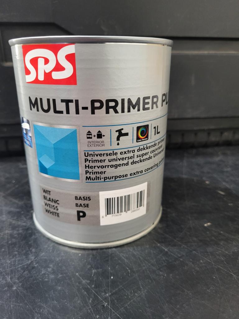90 blikken SPS Multi Primer Plus Base P bi 1L, Minder dan 5 liter, Ophalen, Nieuw, Wit