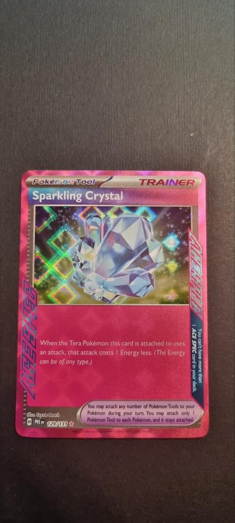 Sparkling Crystal 129/131 Prismatic Evolutions (PRE 129), Ophalen of Verzenden, Zo goed als nieuw, Losse kaart, Foil