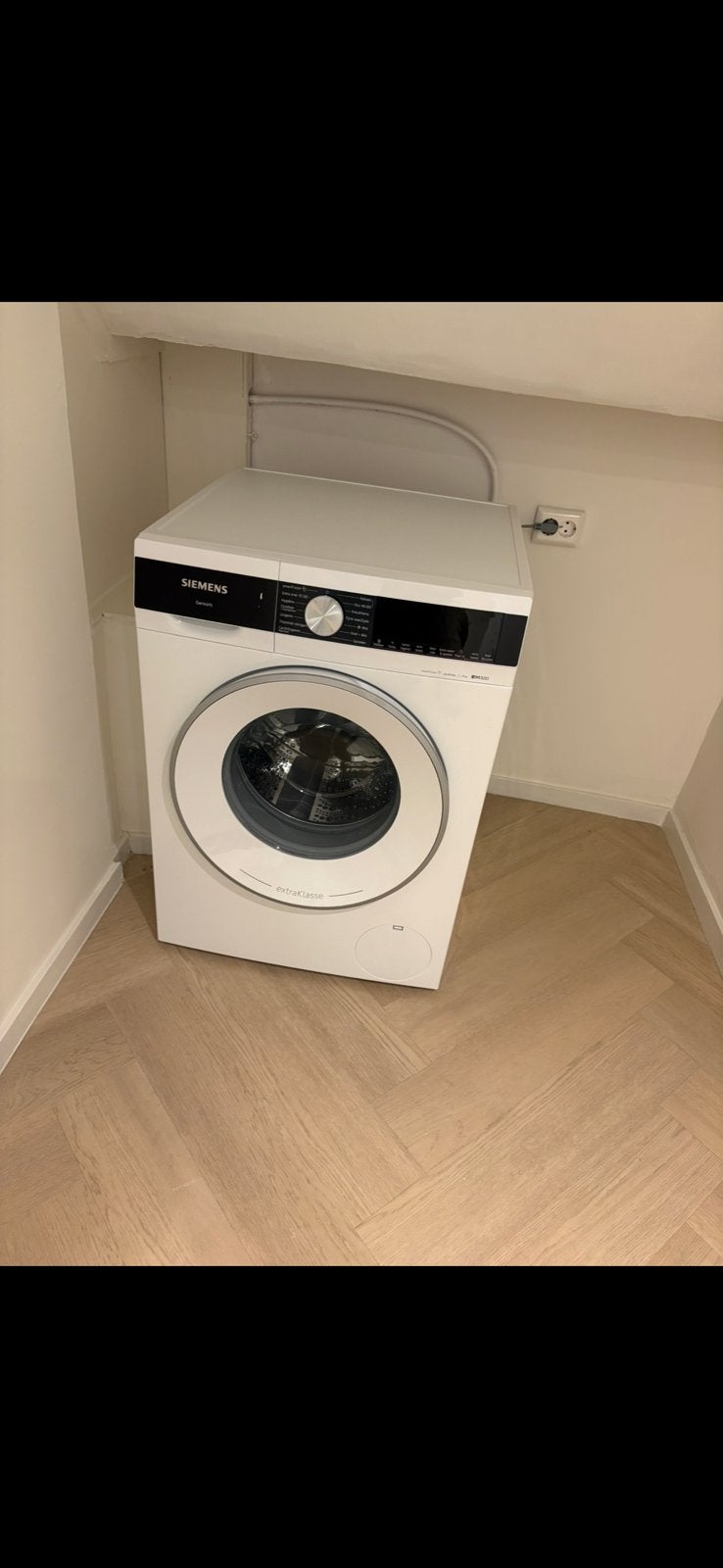 Wasmachine Siemens iQ500 extraKlasse, Ophalen, 1200 tot 1600 toeren, Minder dan 85 cm, Zo goed als nieuw