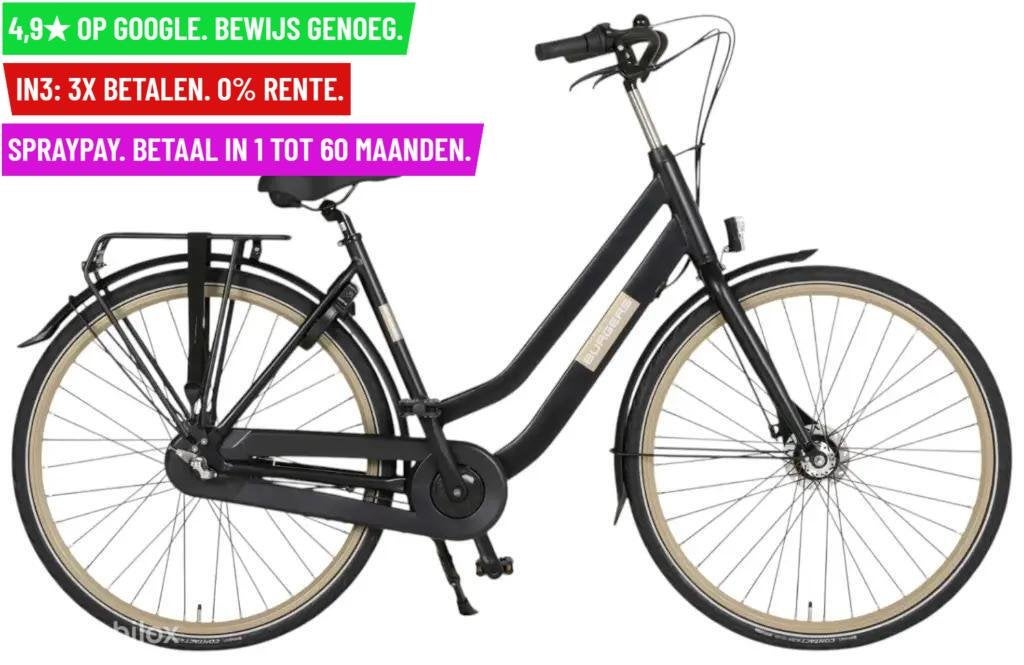 Burgers Breeze D50 mat zwart N3RB, Overige merken, 9713 Bv Groningen, Nieuw, 56 cm of meer
