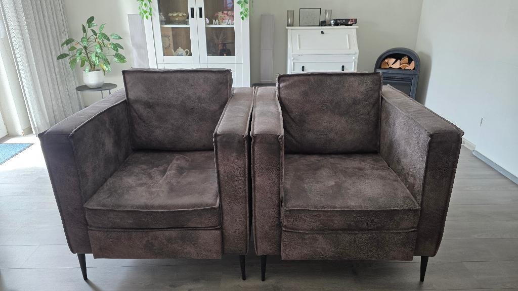 Bankstel +fauteuil, Ophalen, Overige materialen, Overige maten, 150 tot 200 cm