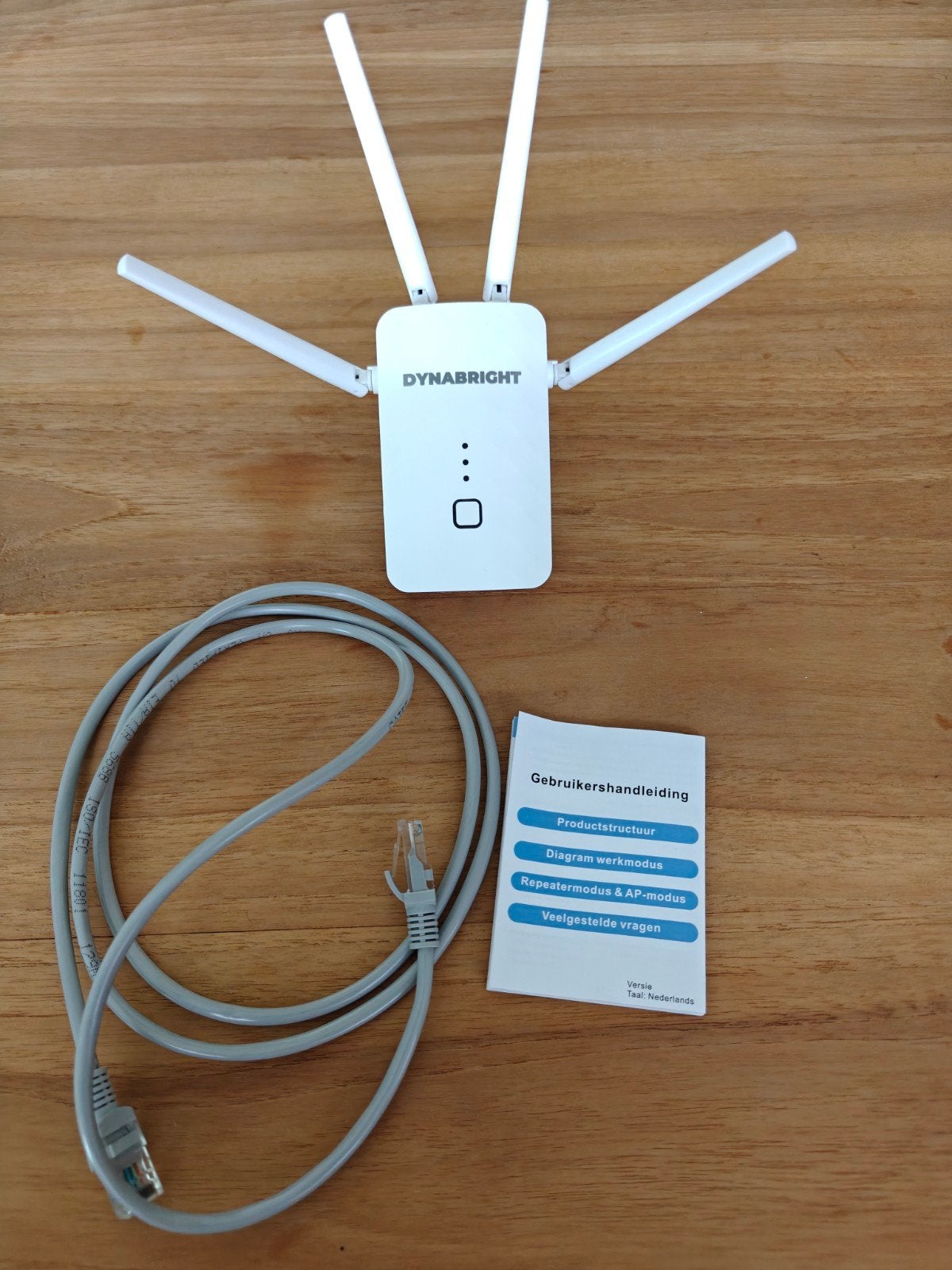 Dynabright Wifi Repeater 300 Mbps - Dual Band 2.4/5 GHz, Ophalen of Verzenden, Nieuw
