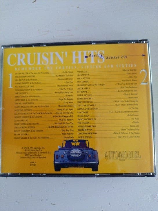 Cruisin' Hits: Remember the Forties, Fifties and Sixties, Cd's en Dvd's, Gebruikt, Overige genres, Ophalen of Verzenden, Verzamelalbum