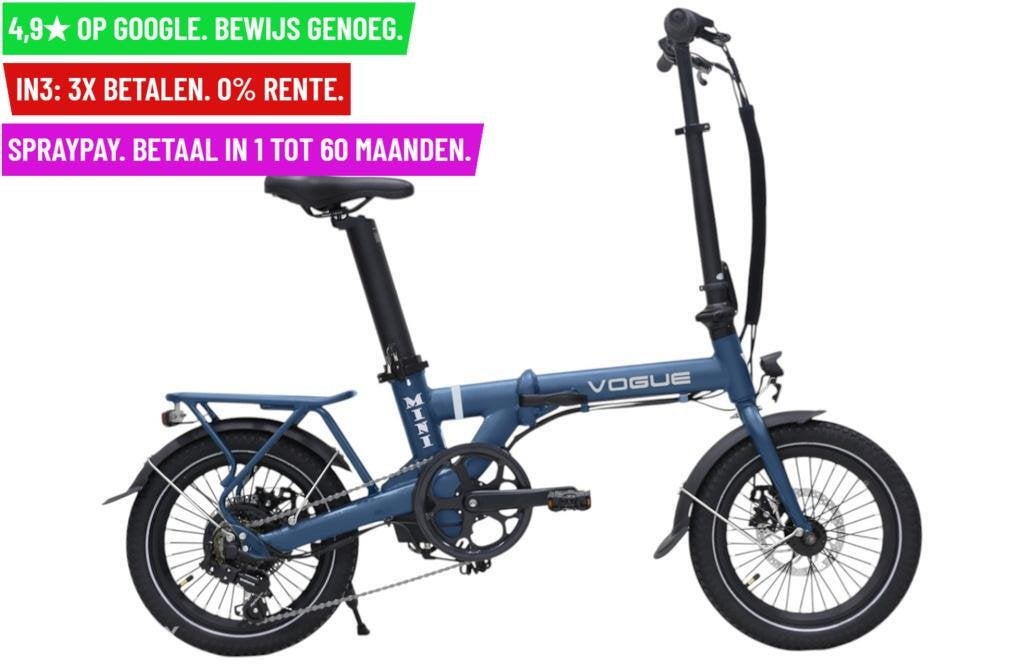 +E-BIKE Vogue Mini 6 16"/Unisex 28cm/36V 7.8Ah 360Wh LCD, Overige merken, 9713 Bv Groningen, Nieuw, Facebikenl@gmail.com