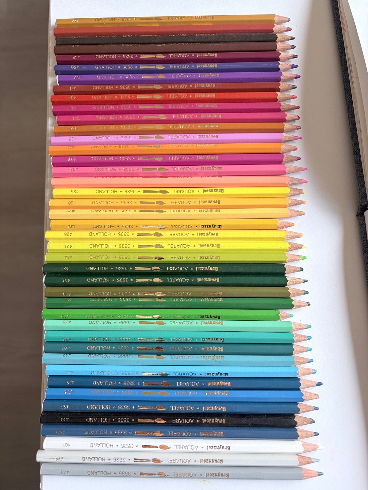 Bruynzeel Aquarel Kleurpotloden Set - 42 Stuks, Hobby en Vrije tijd, Ophalen of Verzenden, Zo goed als nieuw, Potlood of Stift
