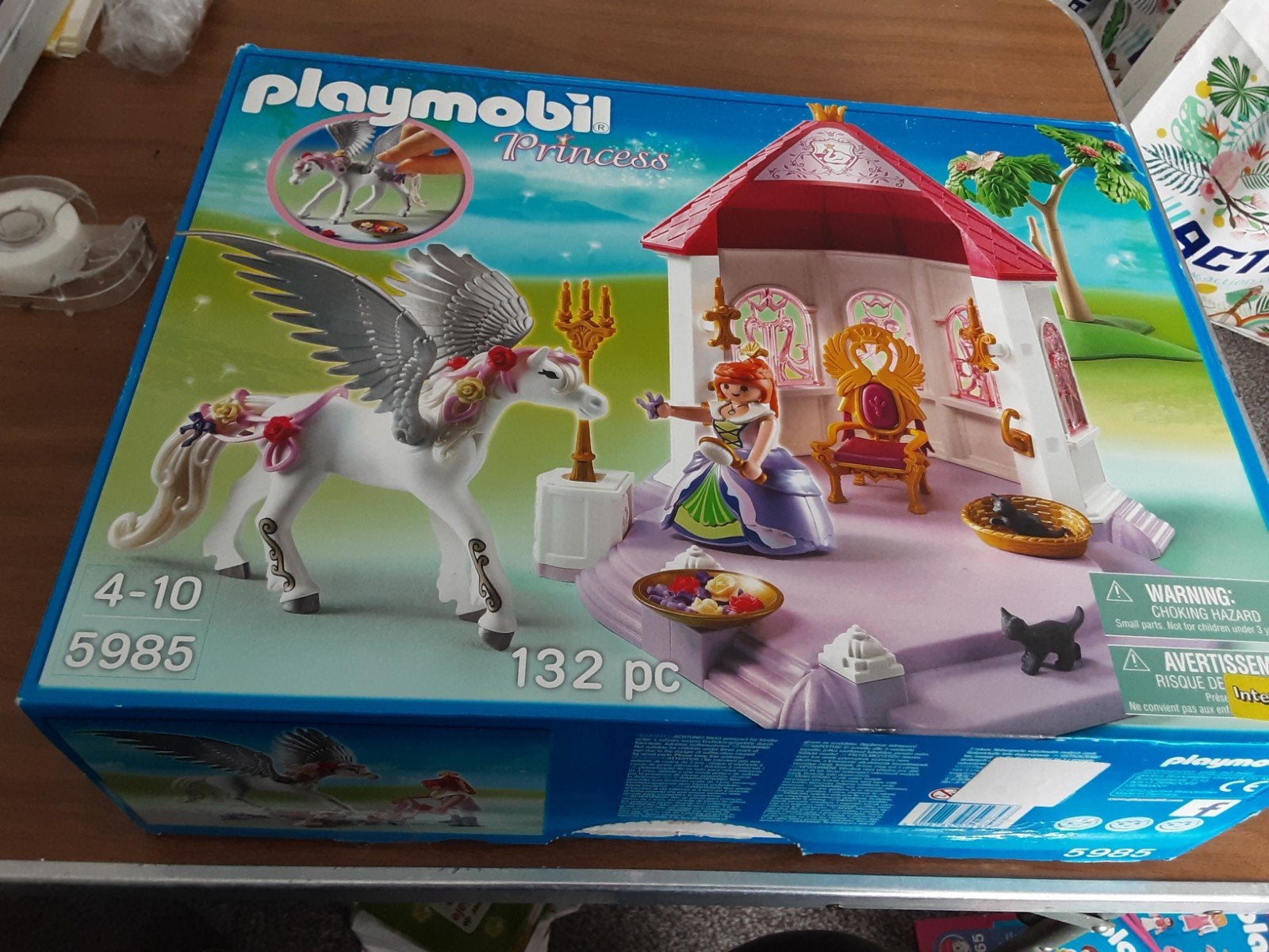 playmobiel princessenkamer met pegasus 5985, Ophalen of Verzenden, Zo goed als nieuw