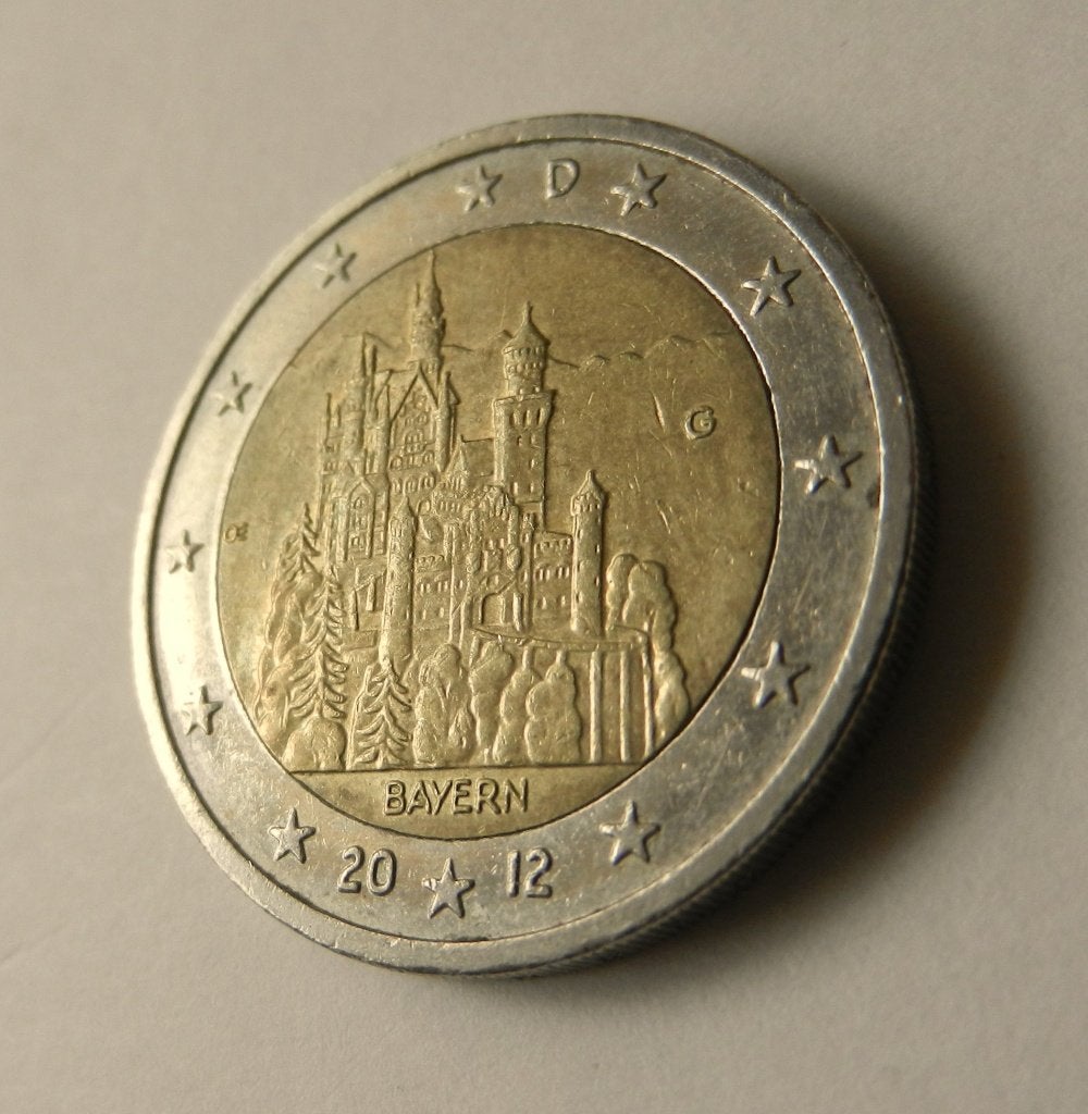 Duitsland 2 euro 2012 G - Bayern -, Postzegels en Munten, Ophalen of Verzenden, Duitsland, 2 euro, Losse munt