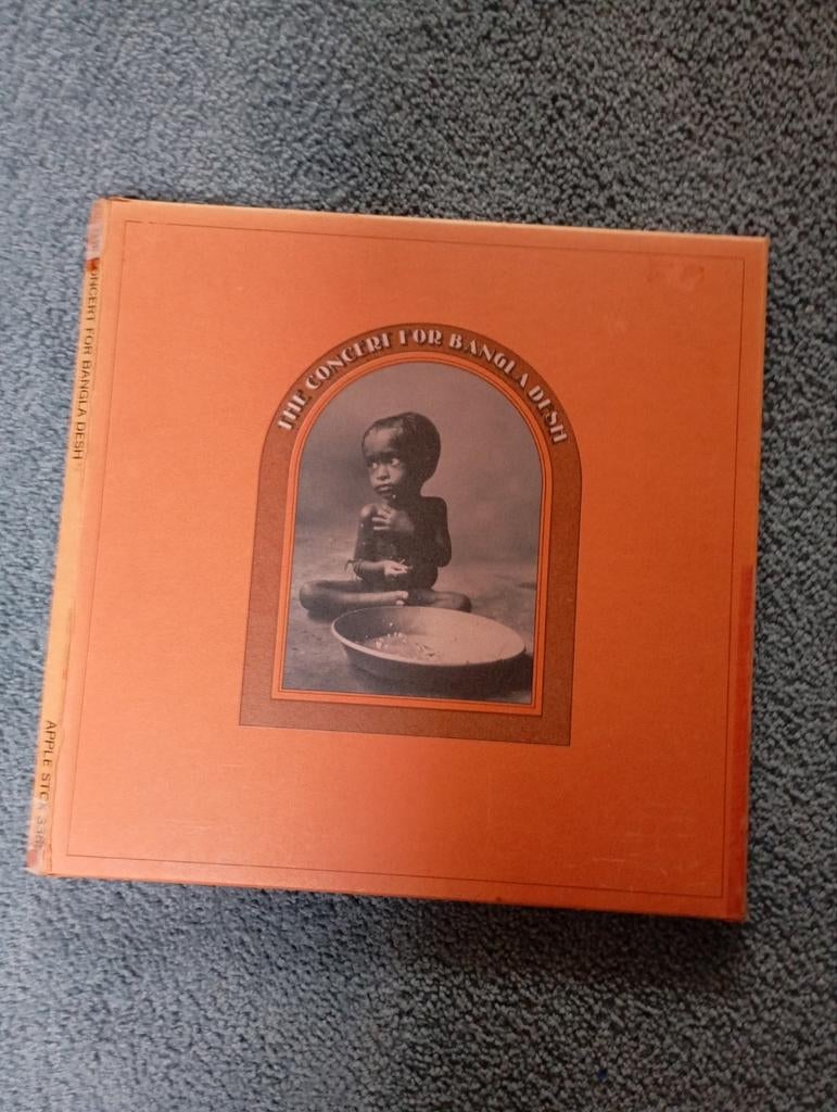 LP Concert Bangladesh George Harrison Bob Dylan Ringo St, Ophalen of Verzenden, Gebruikt, 12 inch