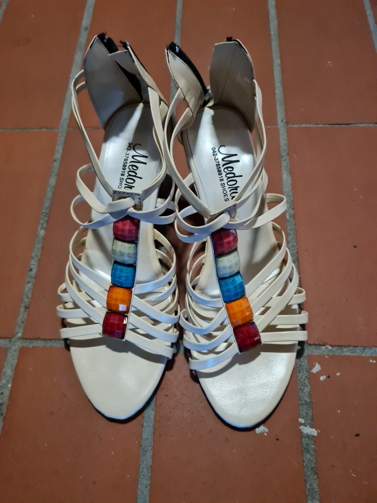 dames sandalen maat 39, Ophalen of Verzenden, Zo goed als nieuw, Sandalen of Muiltjes
