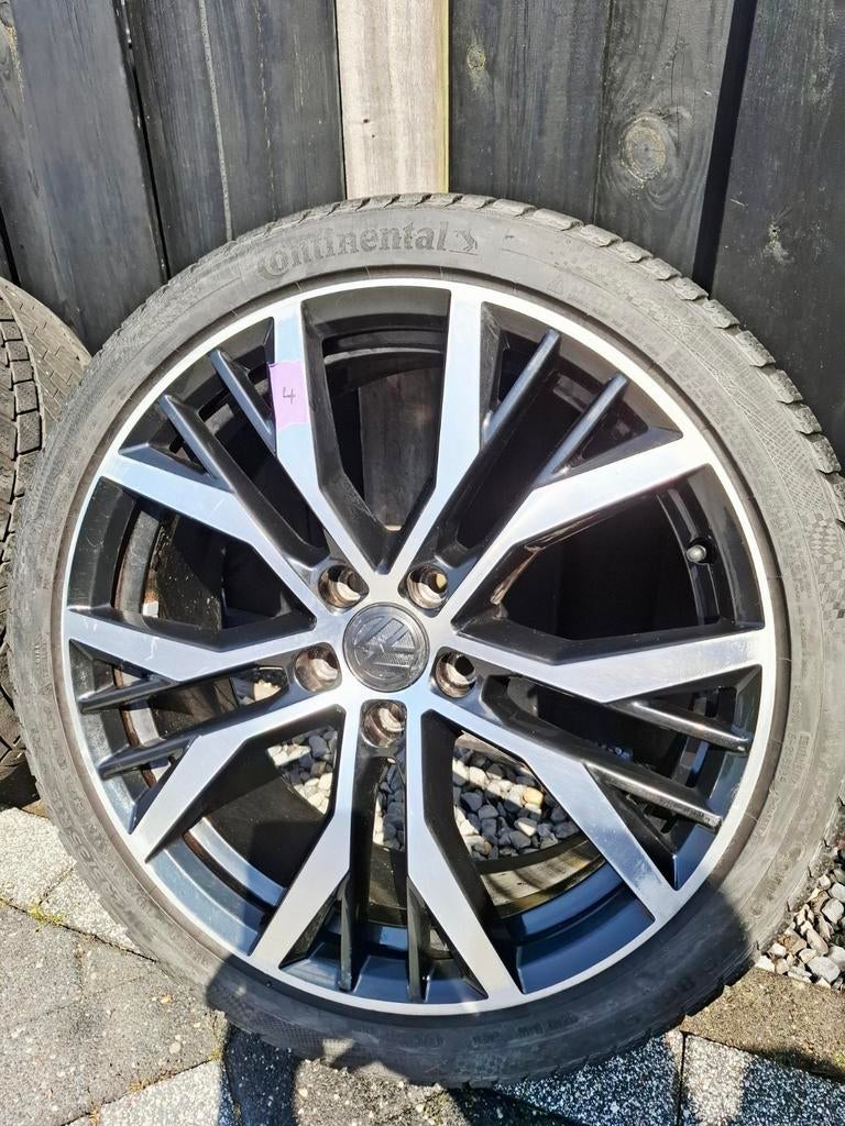 VW GOLF 7 GTI Santiago velgen 19 inch 7.5 J x 19 ET 51, Auto-onderdelen, Velg(en), Winterbanden, Personenwagen, Ophalen