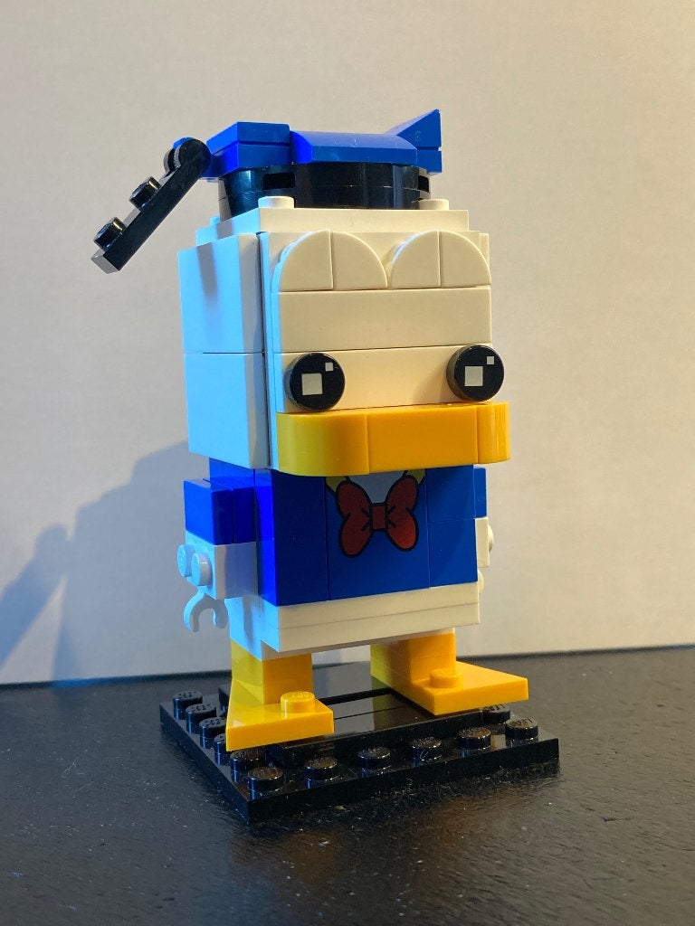 Lego 40377 Donald Duck gebruikt, Inclusief instructies, Gebruikt, BrickHeadz, Lego