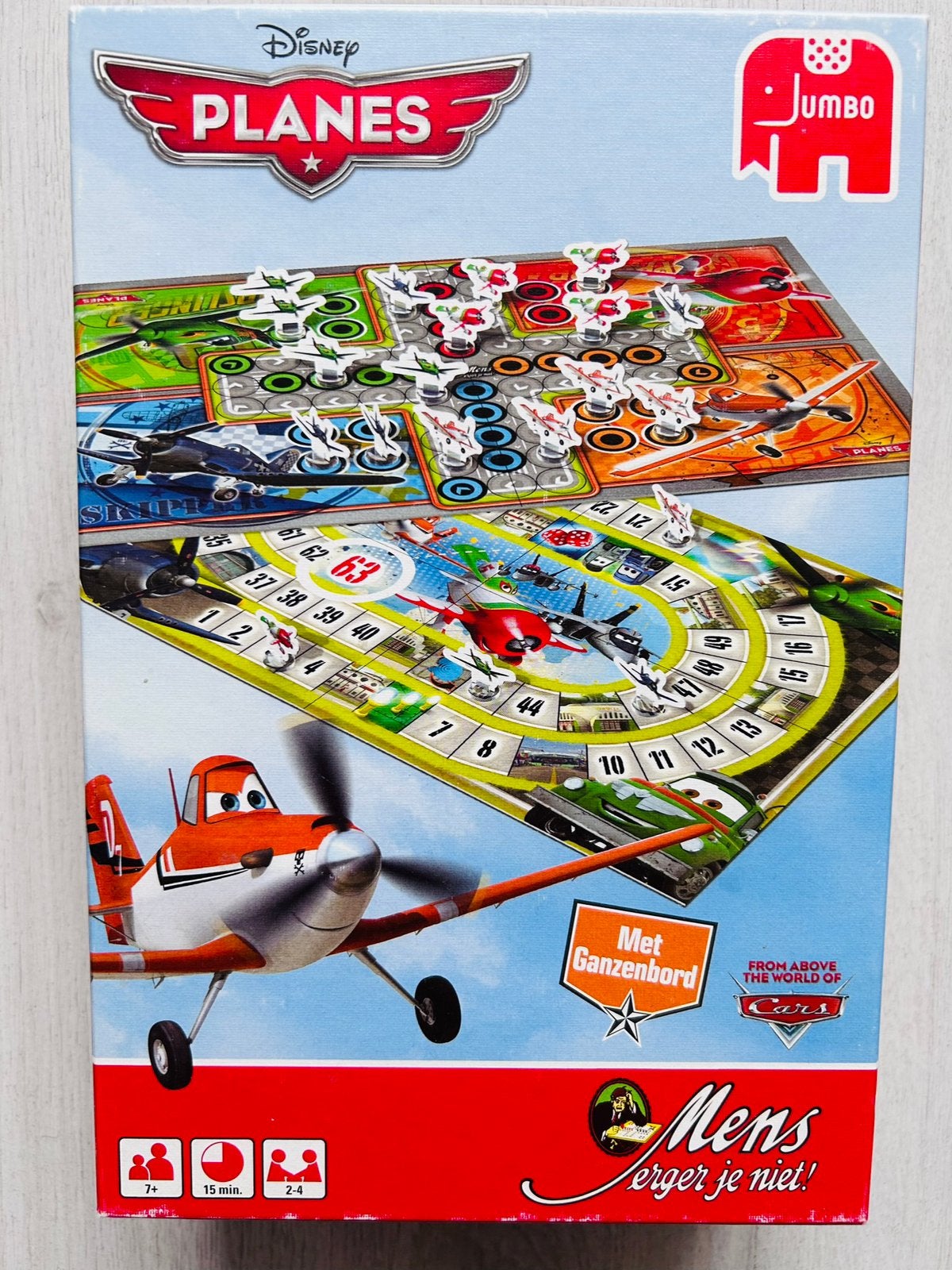 Disney Planes 2 in 1 Jumbo Ganzenbord/Bordspel 2-4 Spelers, Drie of vier spelers, Ophalen of Verzenden, Zo goed als nieuw