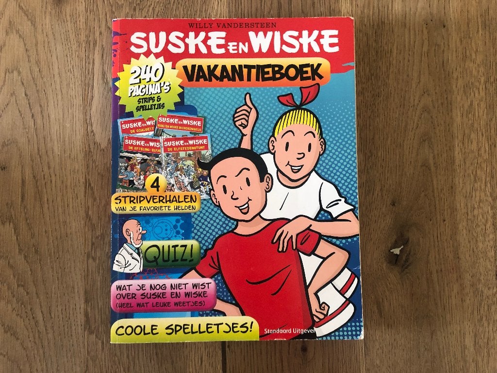B343 Suske en Wiske vakantieboek Willy Vandersteen, Gelezen, Willy Vandersteen, Eén stripboek, Ophalen of Verzenden